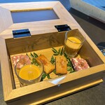 DINING ROOM IN THE MAIKO - お洒落な演出のはじまりの一皿( ・∇・)