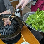 ジンギスカン羊はち 王子店 - 草原焼き