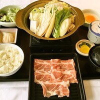 黒豚のすき焼き御膳