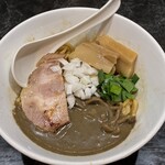 中華SOBA にぼ乃詩 - 料理写真:「極濃厚煮干しまぜそば(並)」¥1000 メニュー名に偽り無し！