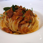 Convivio - スパゲッティーニ　タコのラグー　アップ