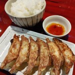 麺屋 蔵人 - 焼き餃子＋ミニライス