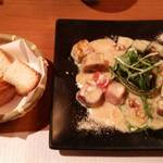 喜人 - 生麩とゴルゴンゾーラの...　いやいや生麩がこんなにモチモチで美味しいとは！圧巻！