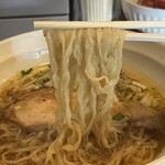 はりけんラーメン - ピロピロ麺リフト