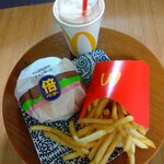 マクドナルド - 料理写真:倍マックポークセット