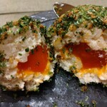 鮨・酒・肴 杉玉 - 杉玉ポテトサラダ（断面）