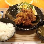 石鎚山サービスエリア（上り線）フードコート - 料理写真:名物せんざんき定食