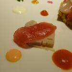 パトゥ - ２種のマグロ（燻製とレンコン）