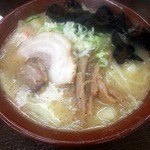 ラーメンの寶龍 - 味噌野菜＋キクラゲ