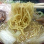ラーメンの寶龍 - 麺アップ