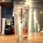 晩酌と晩御飯 ちょうつがひ - ・国分酒造 フラミンゴオレンジ ソーダ割 770円/税込