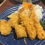 とんかつ わらしっ子 - 盛り合せかつ