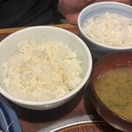 とんかつ わらしっ子 - 男女のご飯の差