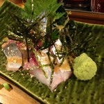 35711341 - 九州料理の“りゅうきゅう”は生鯖の胡麻漬け