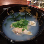 徳うち山 - ハマグリのお吸い物