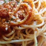 ぴっとぉ～れ食堂 - ポモドーロのマリアージュは今一つだがトマトがフレッシュなので寛容出来るレベル