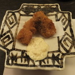 旬菜 おぐら家 - 桜鯛と足赤海老のサクサク揚げ