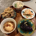 和食 紗心 - おばんざい5種盛り合わせ