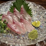 ごち魂 - いさき刺身。脂のり良し鮮度良し❗️