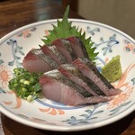 ごち魂 - 炙りさわら刺身。上品な味わいにうっとり