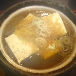 そば処 酒処 とちぎ屋 - たぬき豆腐(450円)