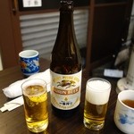 そば処 酒処 とちぎ屋 - ビール・中瓶(550円)