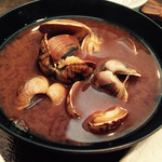 百年亭 - 浅蜊の味噌汁
