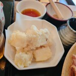 五島うどん びぜん家 - 天ぷら：とうふ