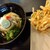 讃岐うどん般若林 - 料理写真:生醤油おろしうどんと野菜かき揚げ