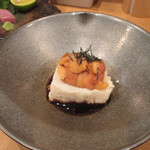 わかたけ - ①生湯葉うにのせ。