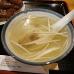清野太郎 - テールスープは、ちょっとクセがありますが、イイんじゃないでしょうか・・