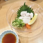 はやしだ - 白子ポン酢！本当にキレイでプリプリでした