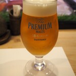 帆掛鮨 - 生ビール