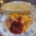 オムライス専門店 エグロン - スクランブルエッグセット