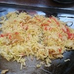 もんじゃ焼きりんごちゃん - もんじゃ（焼きます。）♪