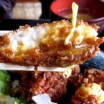 千石 - ヒレかつとクリームコロッケの合わせ技！