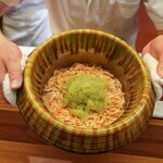 日本料理 太月 - 桜えびとフキのごはん