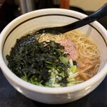 麺屋 焔 - 塩らぁめん　岩のりトッピング