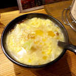 仙台牛焼肉　と文字 - 玉子クッパ（￥518）。あっさり塩味、脂の多い肉には特に好相性