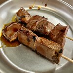 石田屋 - 心臓、肝…共にタレ