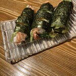 Wasaw 和壮 - サーモンと菜花とクリームチーズの生春巻き