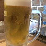 Tsukiji De Dondon - 晩酌セットの生ビール