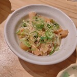 沼津港 サンパチ酒場 - ネギ塩メンマ