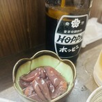 まるよし - ほたるいか沖漬け・ホッピー
