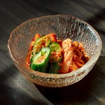 キムチ盛り合わせ3品盛り（白菜・大根・胡瓜）