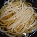 かけうどん！麺が美しい(*´∀｀*)