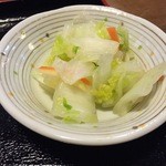 山重食堂 - 白菜の漬物