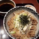 おらが蕎麦 - 〆の旨辛牛肉そば