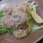 栄茶屋 - 原木椎茸の天ぷら