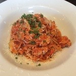 リチェルカ - 鶏肉団子のトマトソースのスパゲッティ